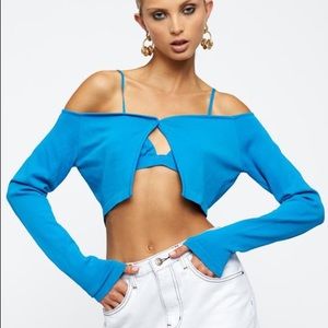 LIONESS Lair cardigan/bralette set